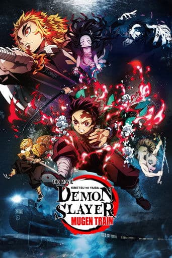 Poster for Demon Slayer -Kimetsu no Yaiba- The Movie: Mugen Train (2020) movie