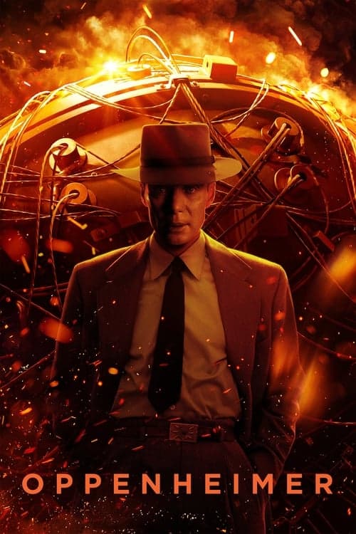 Poster for Oppenheimer (2023) movie
